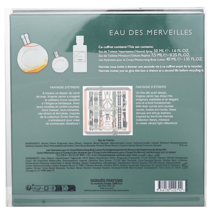 Eau Des Merveilles Coffret: - 3pcs