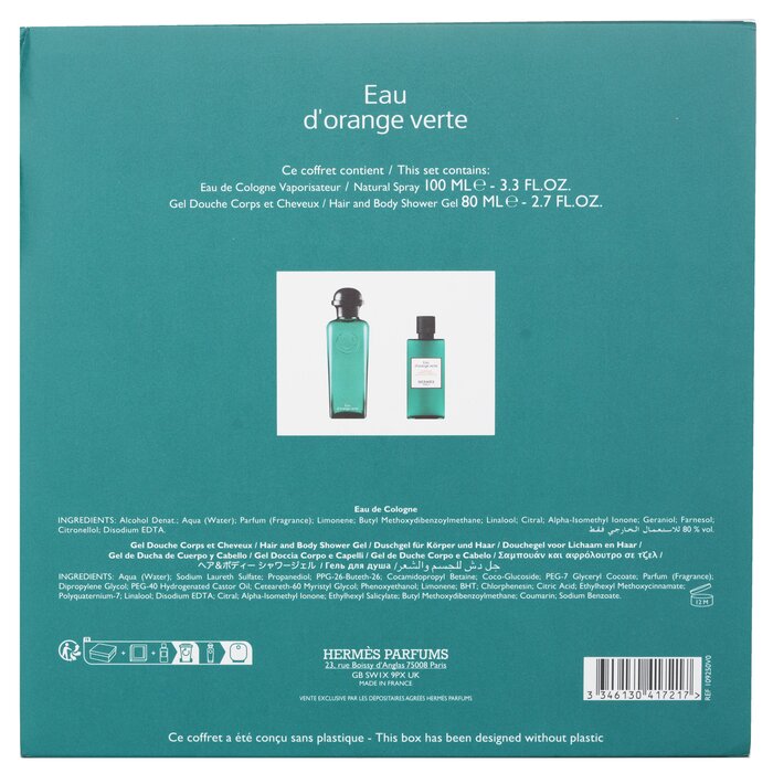 Eau D'orange Verte Coffret: - 2pcs