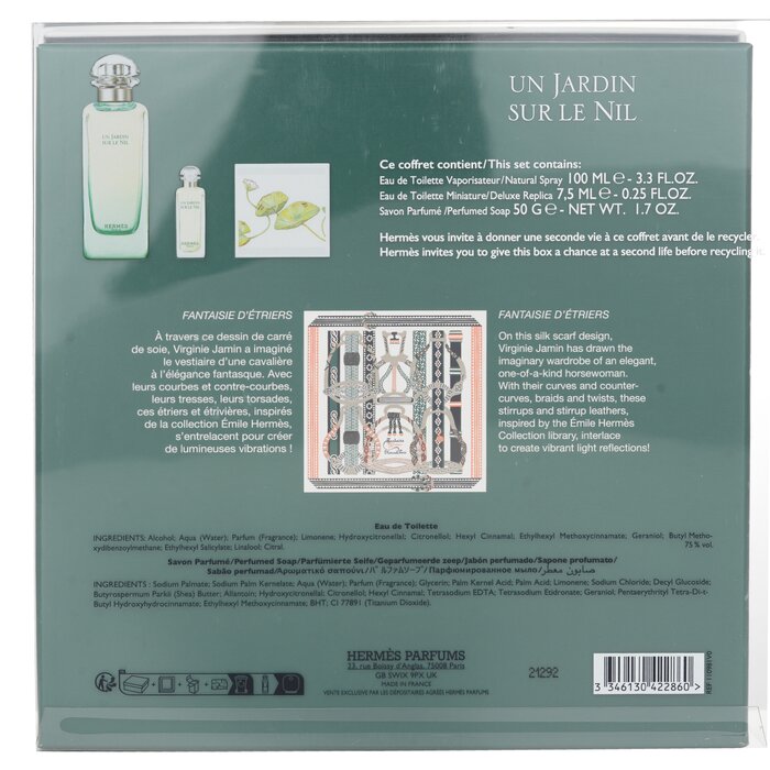 Un Jardin Sur Le Nil Coffret: - 3pcs