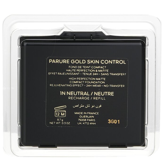 Parure Gold Skin Control High Perfection Matte Compact Foundation Refill - # 1n - 8.7g/0.3oz