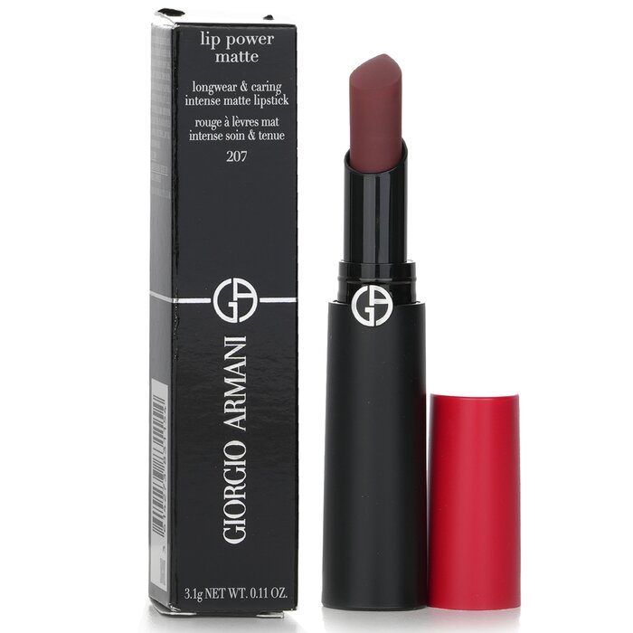 Lip Power Matte Longwear & Caring Intense Matte Lipstick - # 207 Devoted - 3.1g/0.11oz