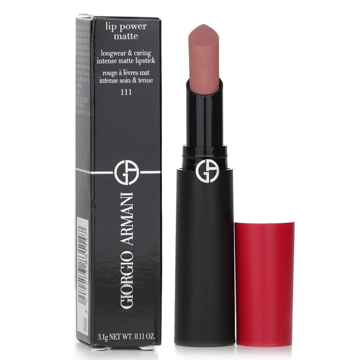 Lip Power Matte Longwear & Caring Intense Matte Lipstick - # 111 True - 3.1g/0.11oz