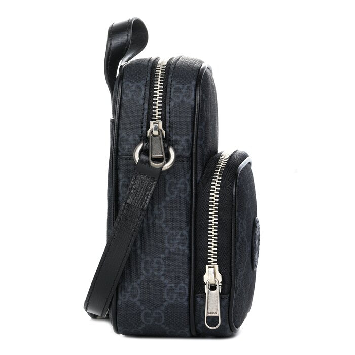 Interlocking G Mini Shoulder Bag 672952 - Black