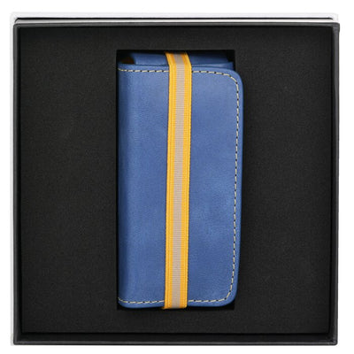 Fragrance Leather Case - # Navy Blue - 1pc