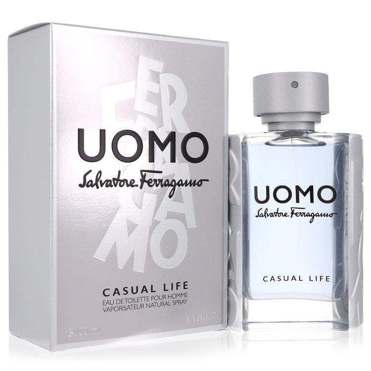 Salvatore Ferragamo Uomo Casual Life Eau De Toilette Spray By Salvatore Ferragamo