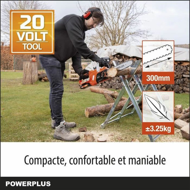 Battery Chainsaw Powerplus 30 cm