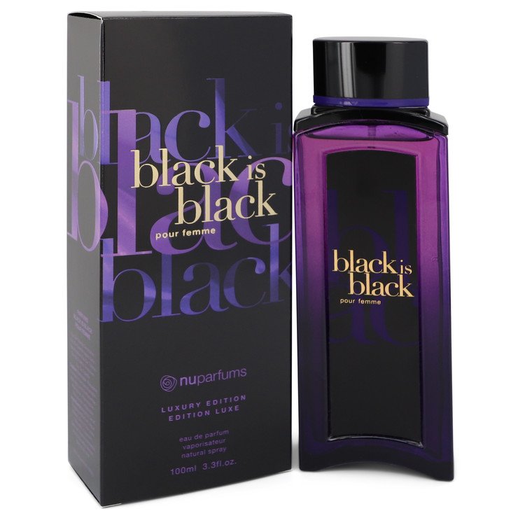 Black Is Black Eau De Parfum Spray By Nu Parfums