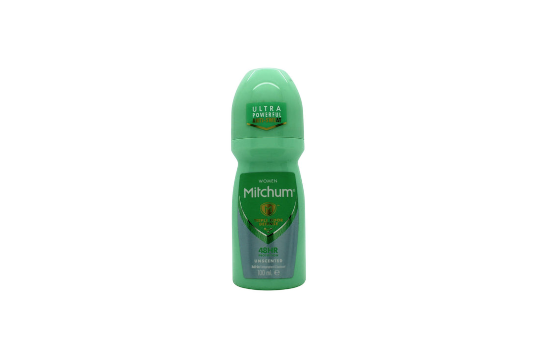 Mitchum Women Triple Odor Defense Unscented Deodorant Roll-On 100ml