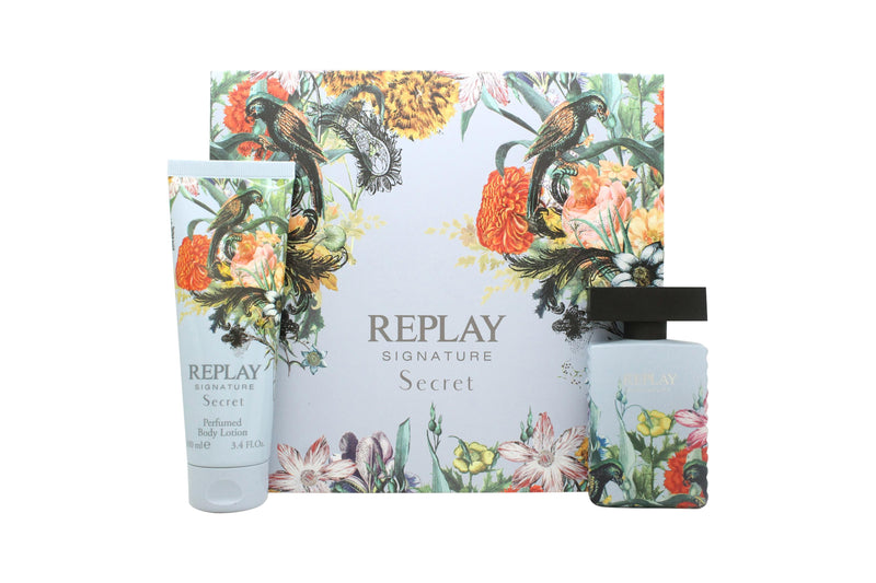 Replay Signature Secret Gift Set 50ml EDT + 100ml Body Lotion