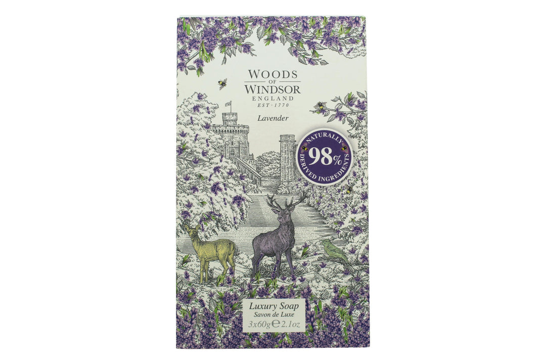 Woods of Windsor Lavender Tvål 3 x 60g