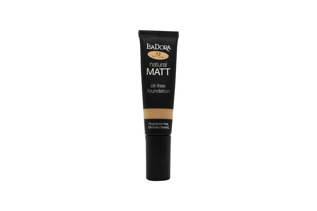 IsaDora Natural Matt Oil-Free Foundation 35ml - 12 Sand