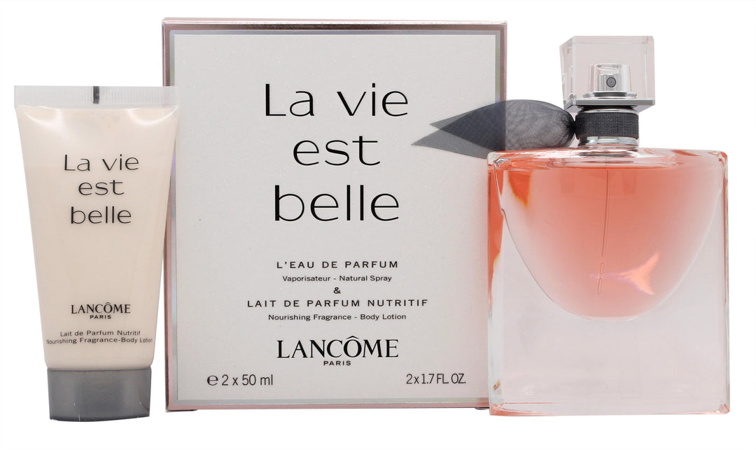 Lancome La Vie Est Belle L'Eau de Parfum Presentset 50ml Spray + 50ml Body Lotion