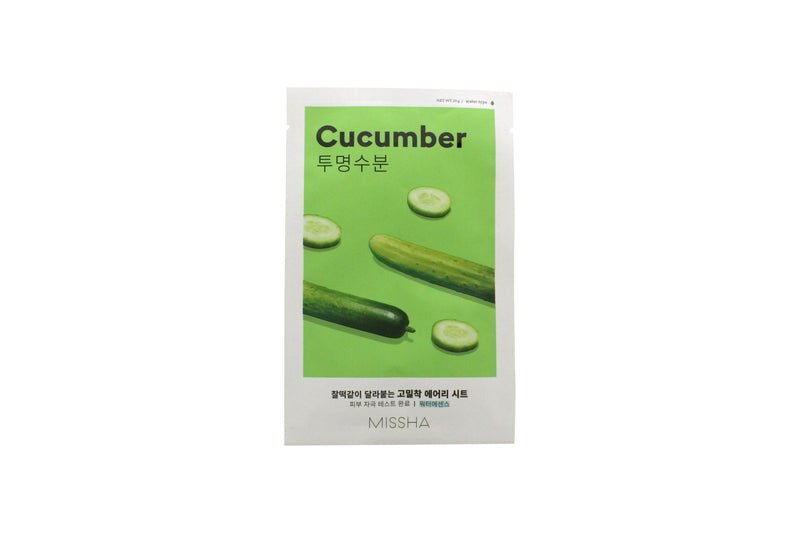 Missha Airy Fit Sheet Mask 19g - Cucumber