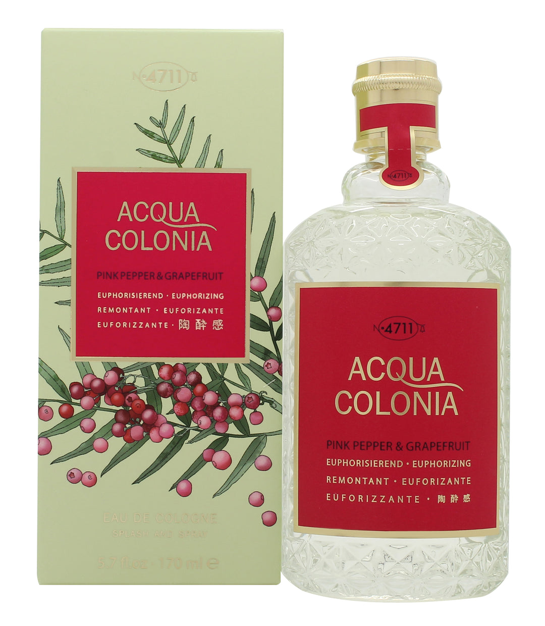 Mäurer & Wirtz 4711 Acqua Colonia Pink Pepper & Grapefruit Eau de Cologne 170ml Spray