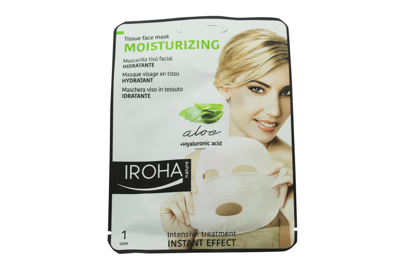 Iroha Nature Moisturizing Aloe Vera Sheet Mask 1 x Sheet Ansiktsmask