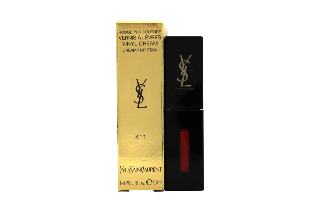 Yves Saint Laurent Vernis à Lèvres Vinyl Cream Liquid Läppstift 5.3ml - 411 Rhythm Red