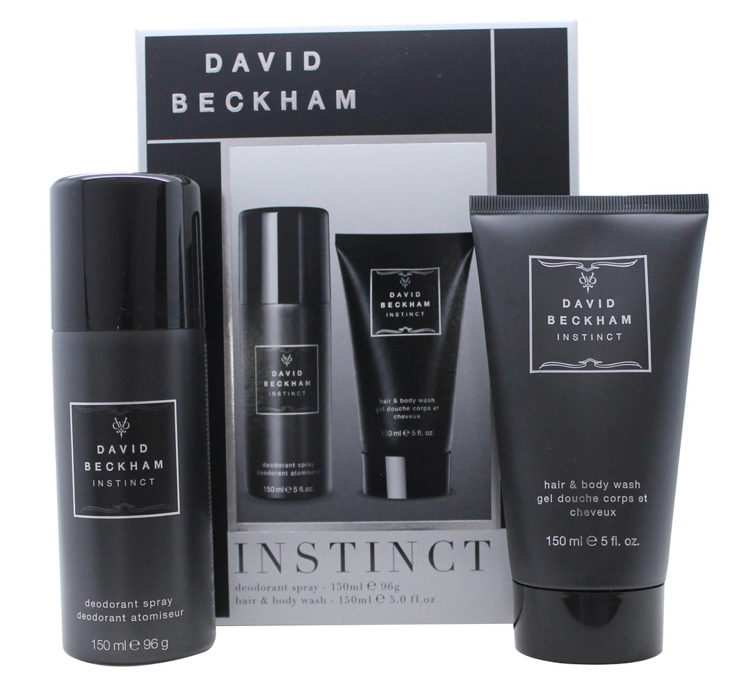 David Beckham Instinct Presentset 150ml Deodorantsprej + 150ml Duschgel