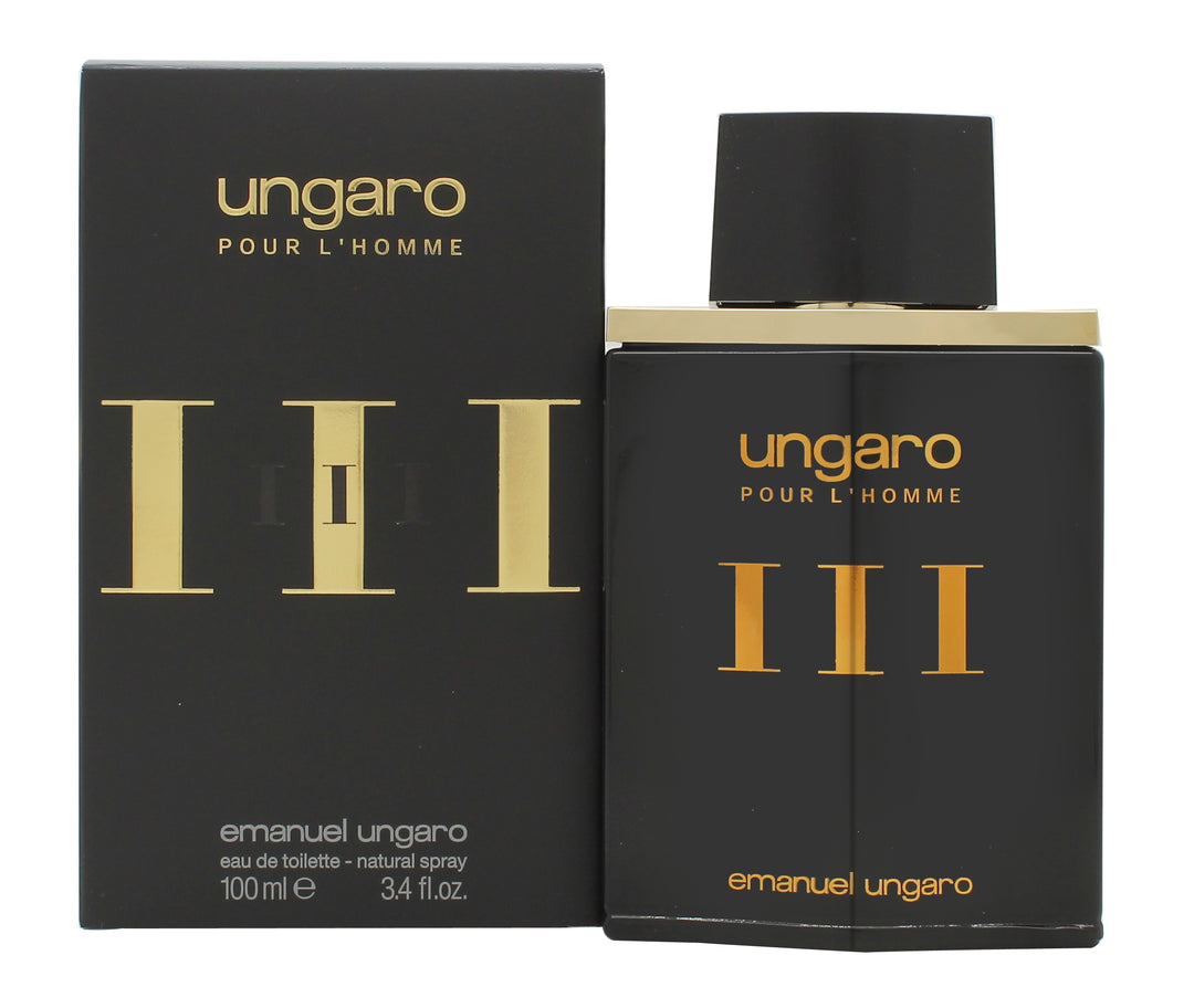 Ungaro Ungaro III Pour L'Homme Eau de Toilette 100ml Spray