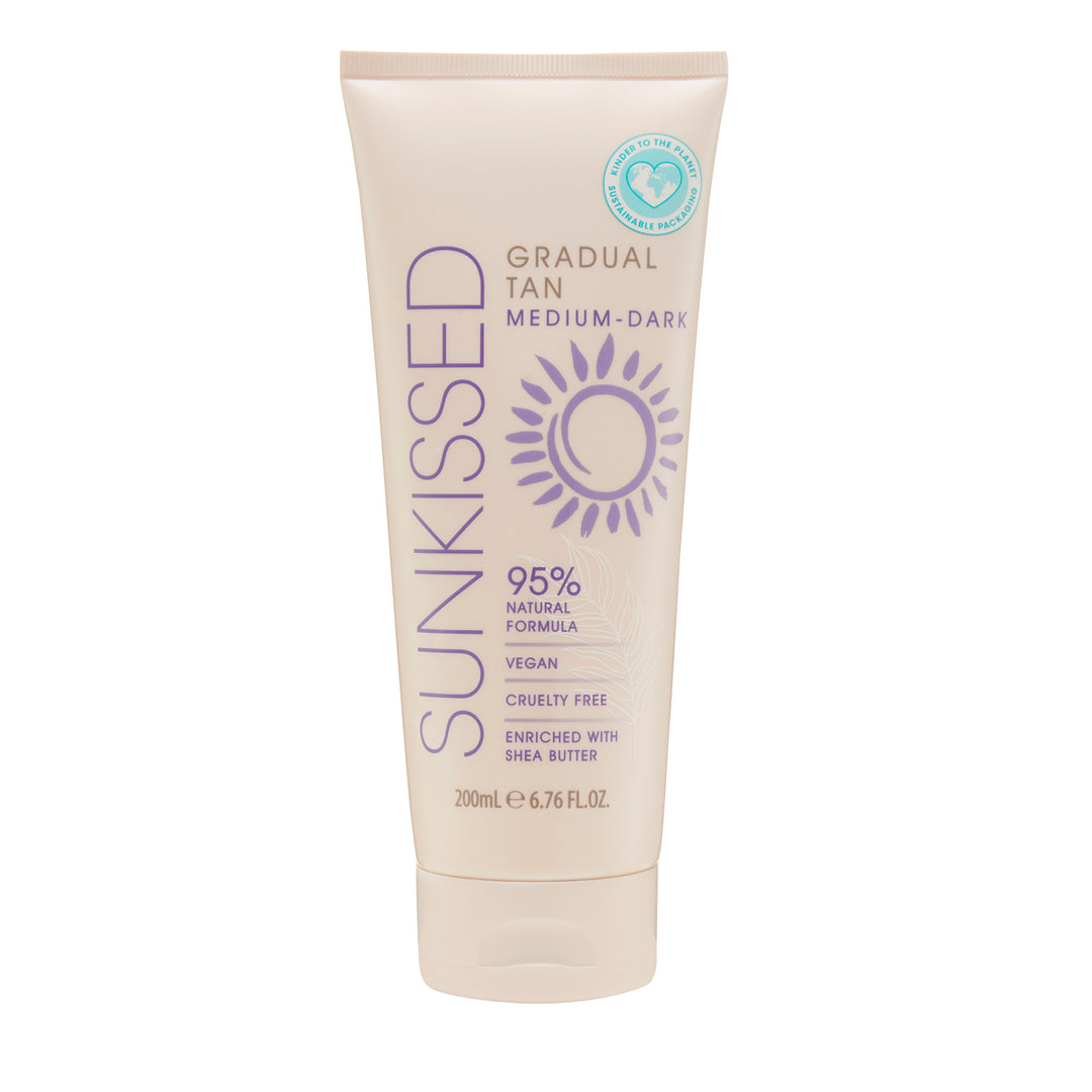 Sunkissed 95 Percent Natural Gradual Tan 200ml - Medium Dark