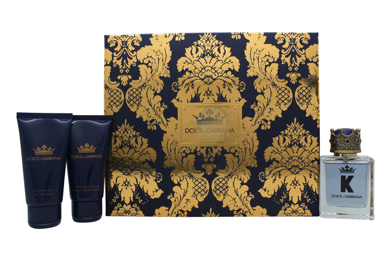 Dolce & Gabbana K Presentset 50ml EDT + 50ml Aftershave Balm + 50ml Shower Gel