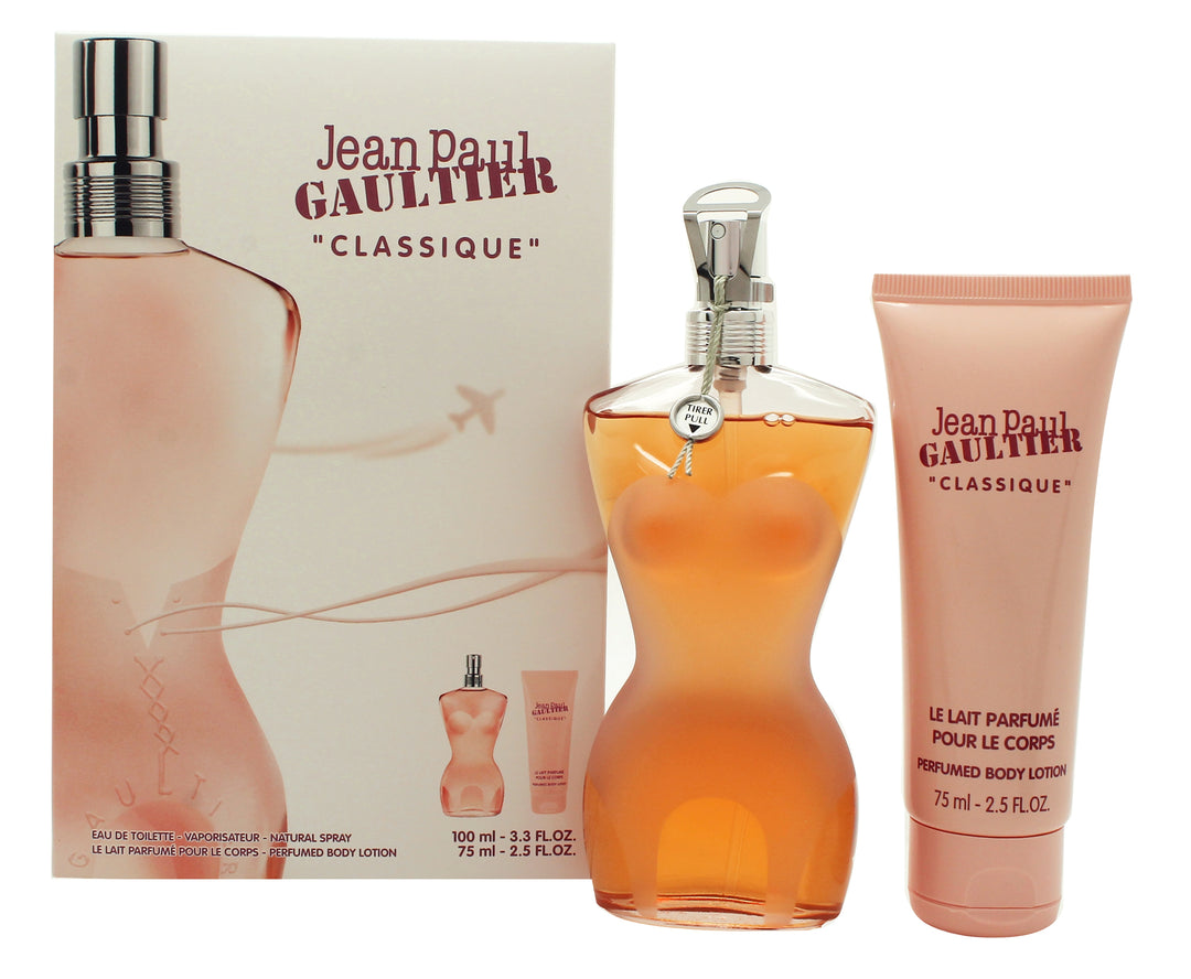 Jean Paul Gaultier Classique Presentset 100ml EDT + 75ml Body Lotion