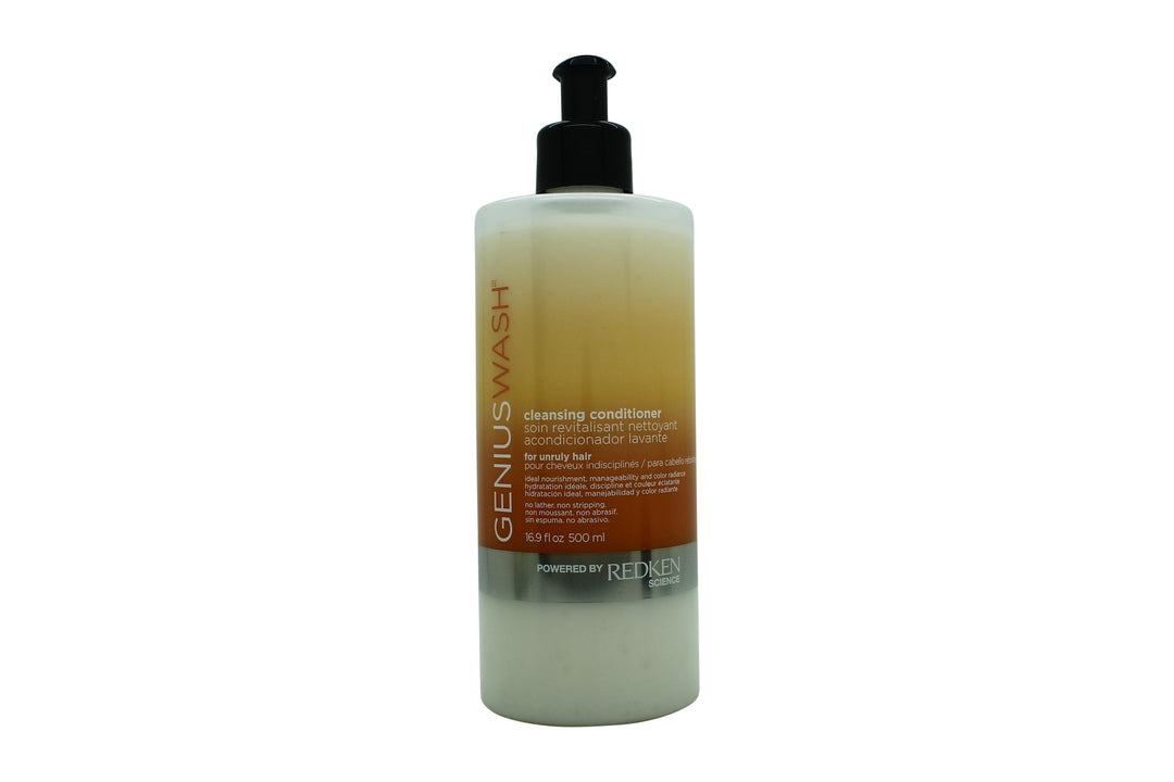 Redken Genius Wash Cleansing Conditioner 500ml - For Unruly Hair