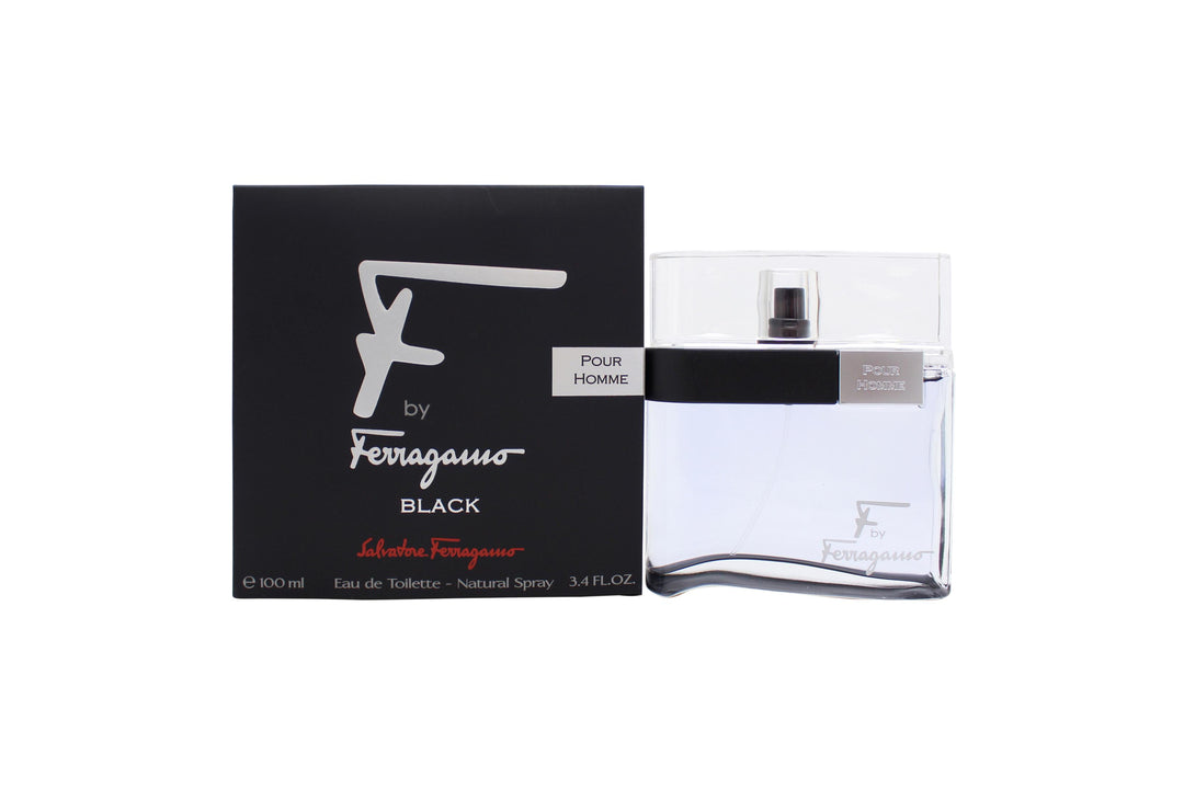 Salvatore Ferragamo F by Ferragamo Black Eau de Toilette 100ml Sprej