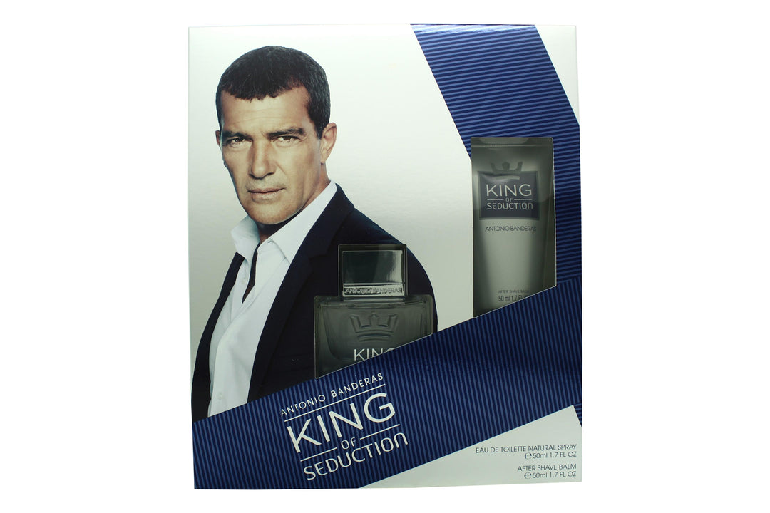 Antonio Banderas King Of Seduction Gift Set 50ml EDT + 50ml Aftershave Balm