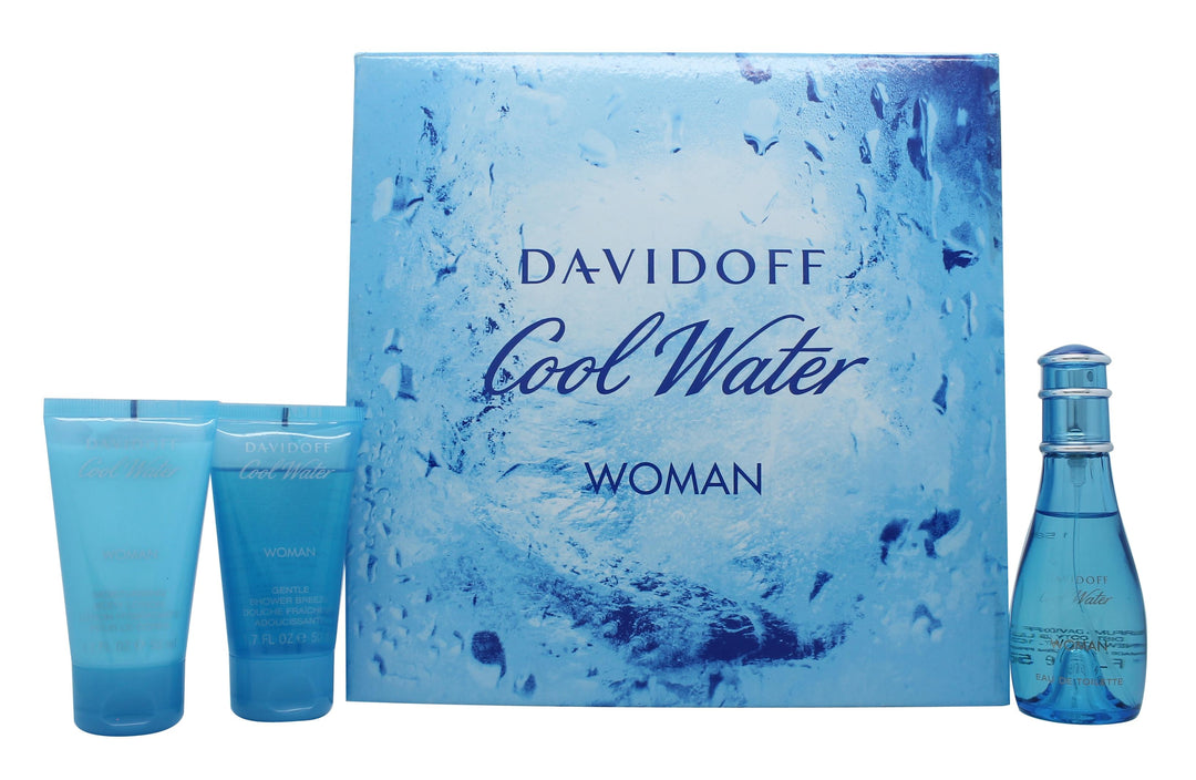 Davidoff Cool Water Presentset 50ml EDT + 50ml Body Lotion + 50ml Duschgel