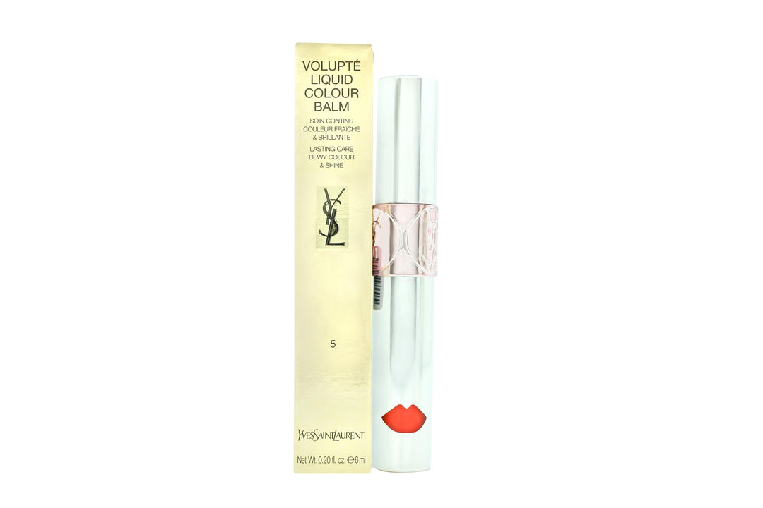 Yves Saint Laurent Volupte Liquid Colour Balm 6ml - 5 Watch Me Orange