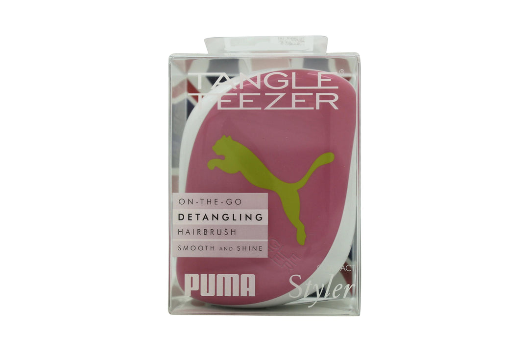 Tangle Teezer X Puma Compact Styler Detangling Hårborste - Neon Yellow