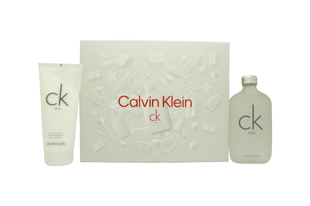 Calvin Klein CK One Gift Set 200ml EDT + 200ml Shower Gel - Christmas Edition