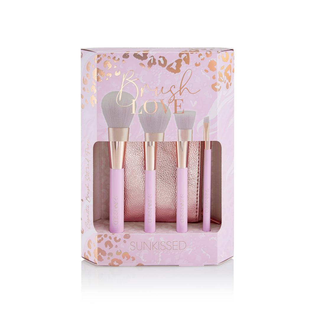 Sunkissed Brush Love Presentset Eco Packaging 5 Pieces (Detta presentset innehåller:

Rogue Borste
Puder Borste
Blending Borste
Ögonskugga Borste
Necessär)