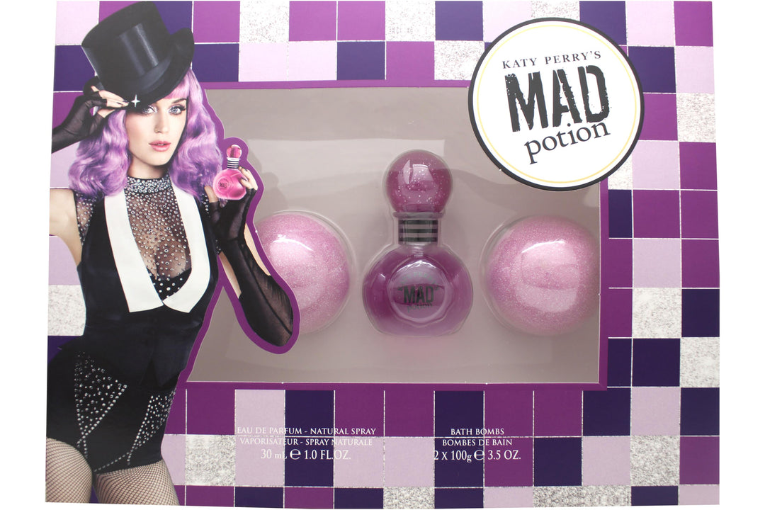 Katy Perry's Mad Potion Presentset 30ml EDP + 2 x 100g Badbomb