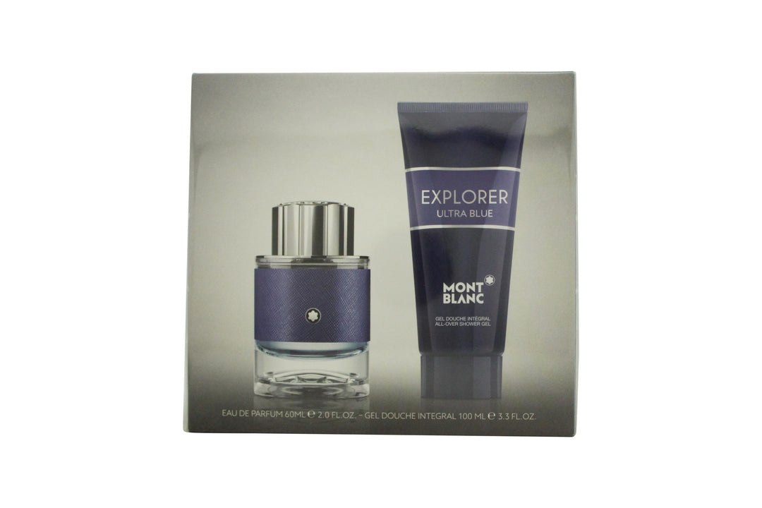 Mont Blanc Explorer Ultra Blue Gift Set 60ml EDP + 100ml Shower Gel