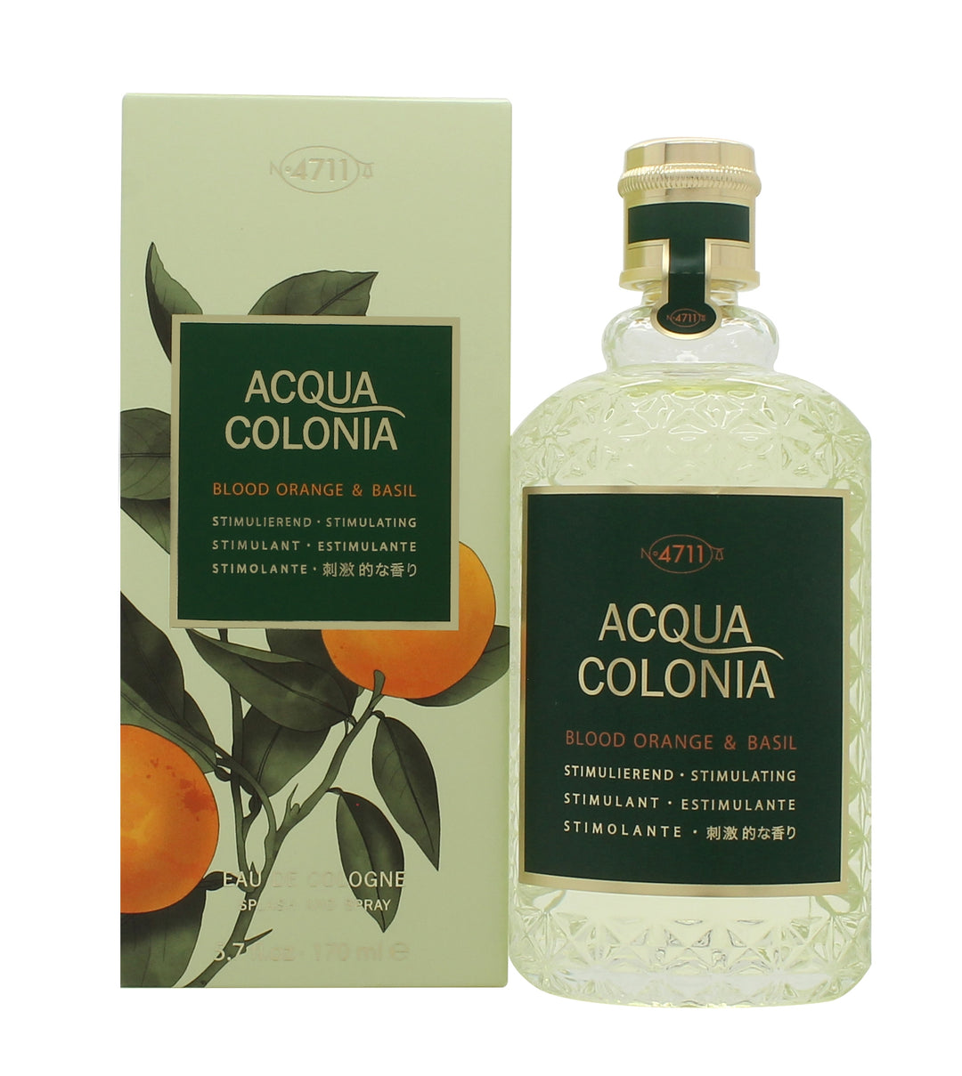 Mäurer & Wirtz 4711 Acqua Colonia Blood Orange & Basil Eau de Cologne 170ml Spray