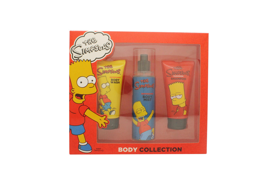 The Simpsons Body Kollektion Presentset 50ml Body Tvätt + 100ml Body Mist + 50ml Schampo