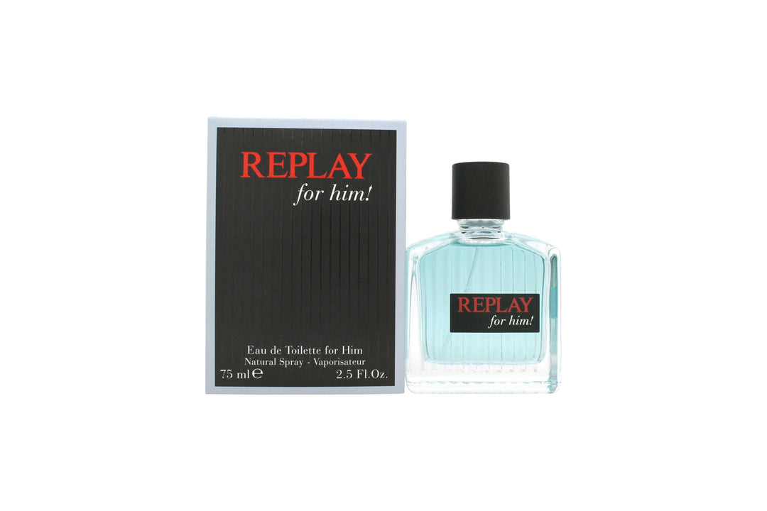 Replay For Him Eau de Toilette 75ml Sprej