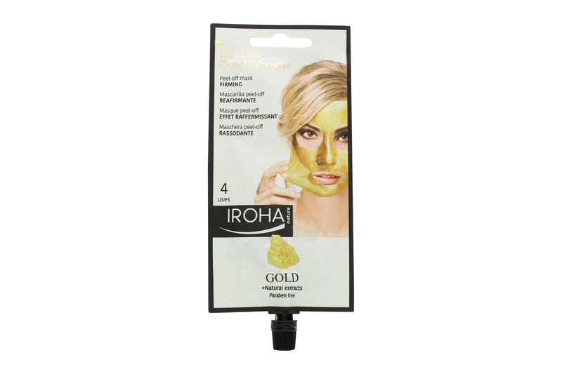 Iroha Nature Divine Gold Peel Off Firming Mask 25ml