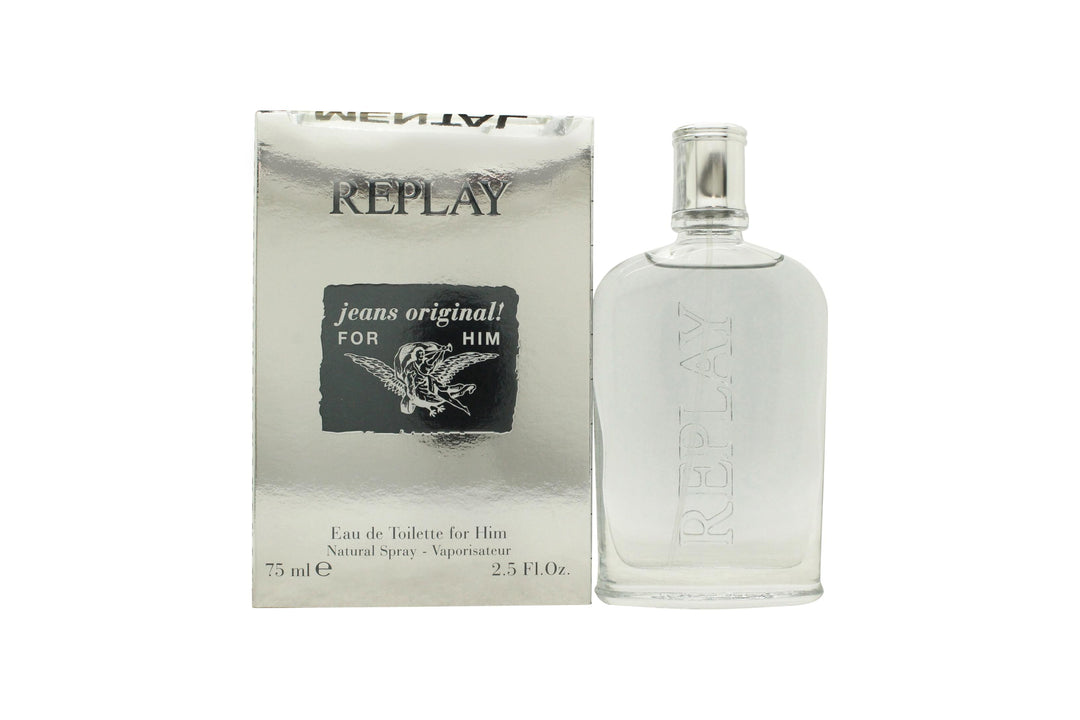 Replay Jeans Original for Him Eau de Toilette 75ml Sprej