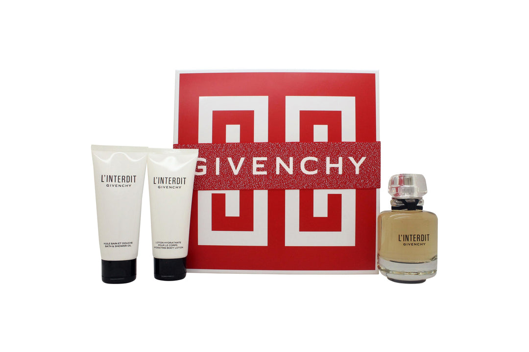 Givenchy L'Interdit Presentset 80ml EDP + 75ml Duschgel + 75ml Body Lotion