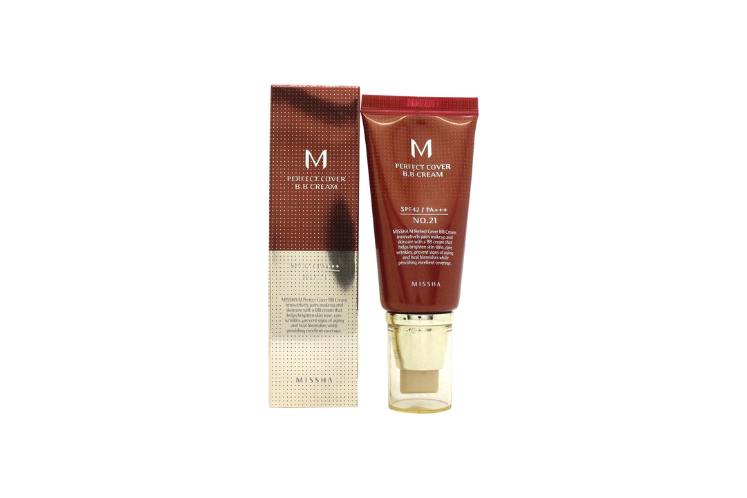 Missha M Perfect Cover BB Kräm SPF42 50ml - 21 Light Beige