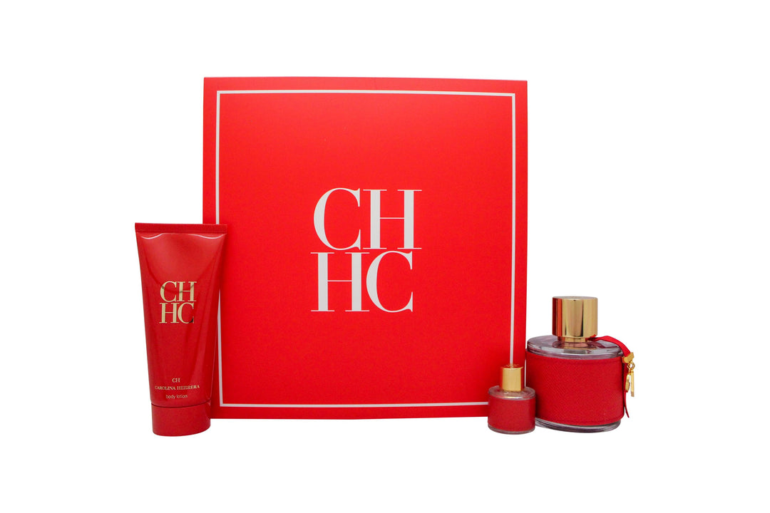 Carolina Herrera CH Presentset 100ml EDT + 100ml Body Lotion + 8ml EDT