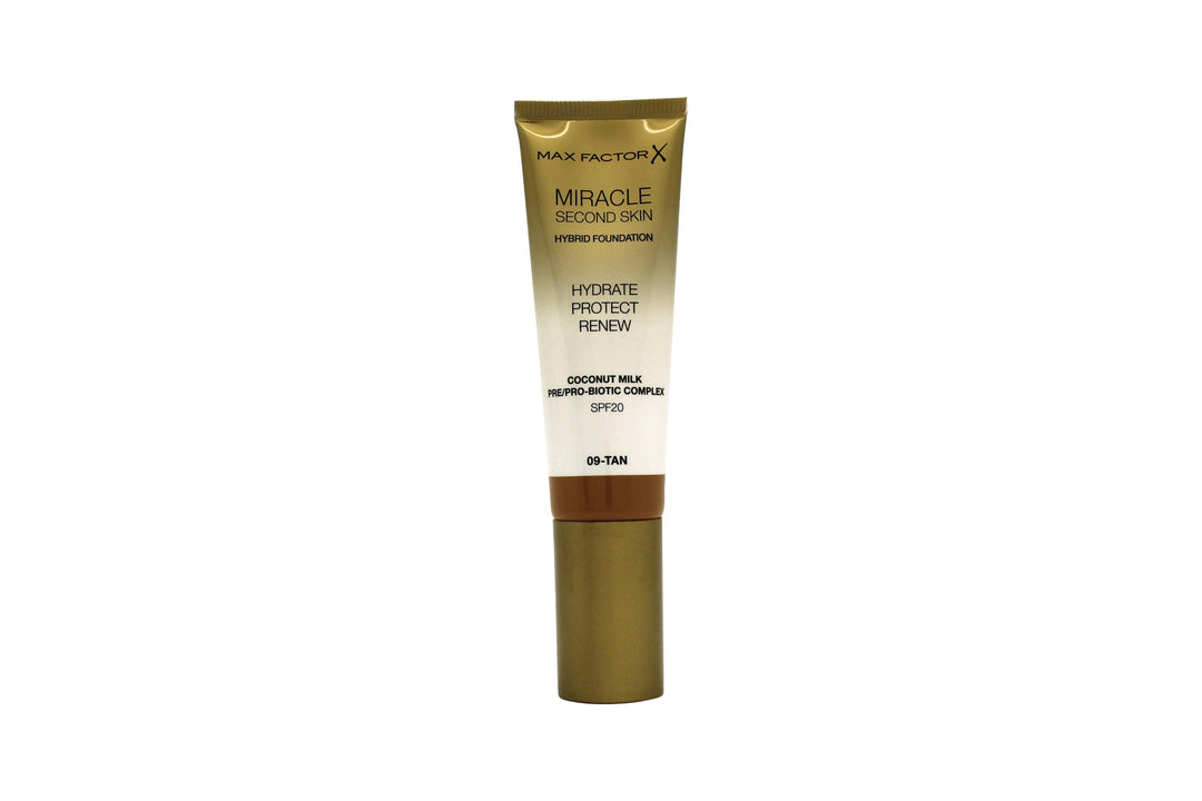 Max Factor Miracle Touch Second Skin Foundation SPF20 30ml - 9 Tan