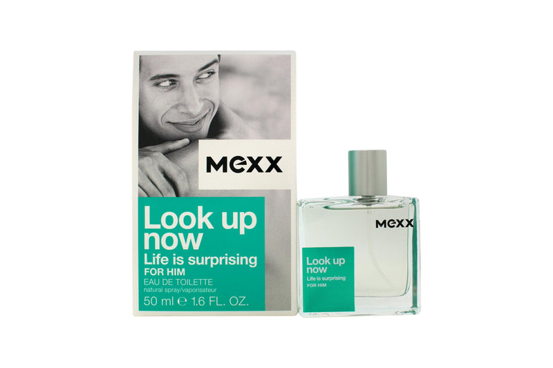 Mexx Look Up Now : Life Is Surprising for Him Eau de Toilette 50ml Spray