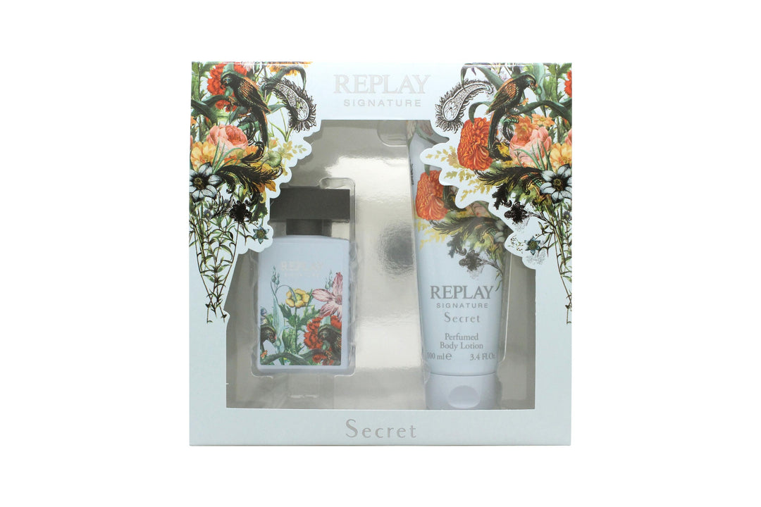 Replay Signature Secret Gift Set 30ml EDT + 100ml Body Lotion