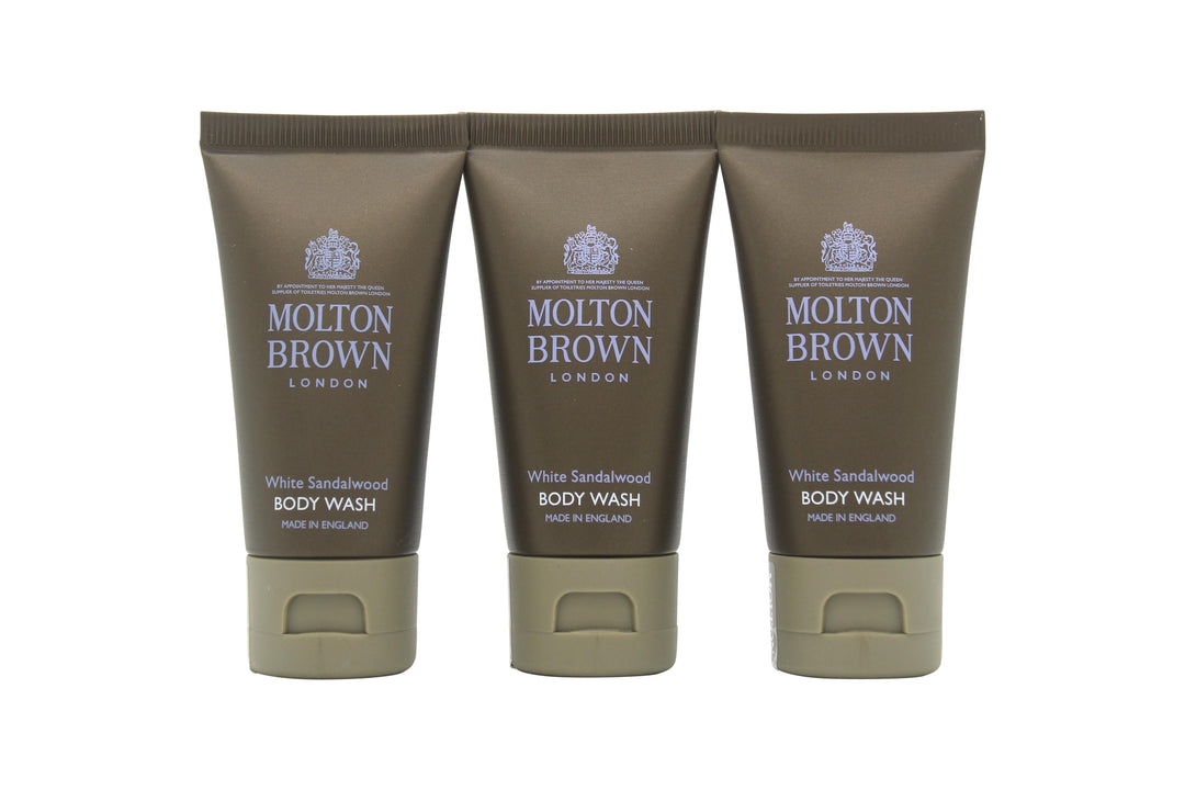 Molton Brown White Sandalwood Kroppstvål Presentset 3 x 30ml