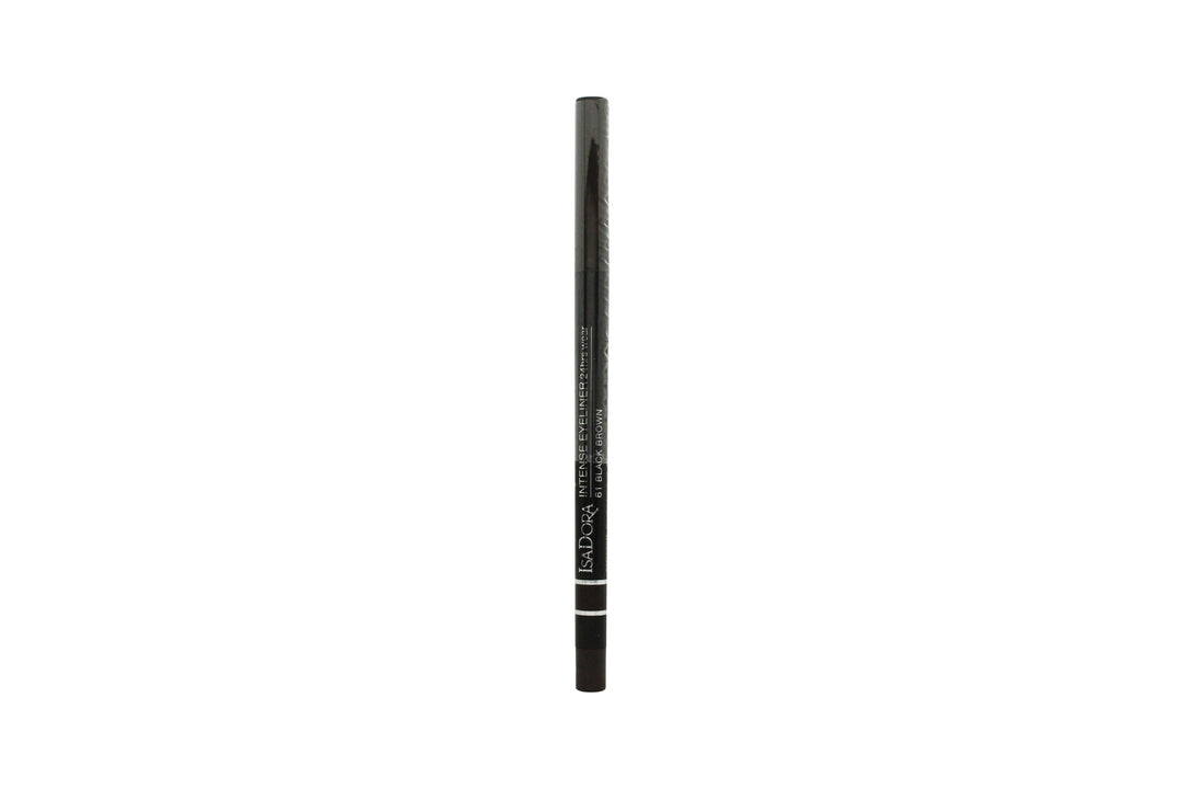 IsaDora Intense Eyeliner 24h Wear 0.35g - 61 Svart Brun