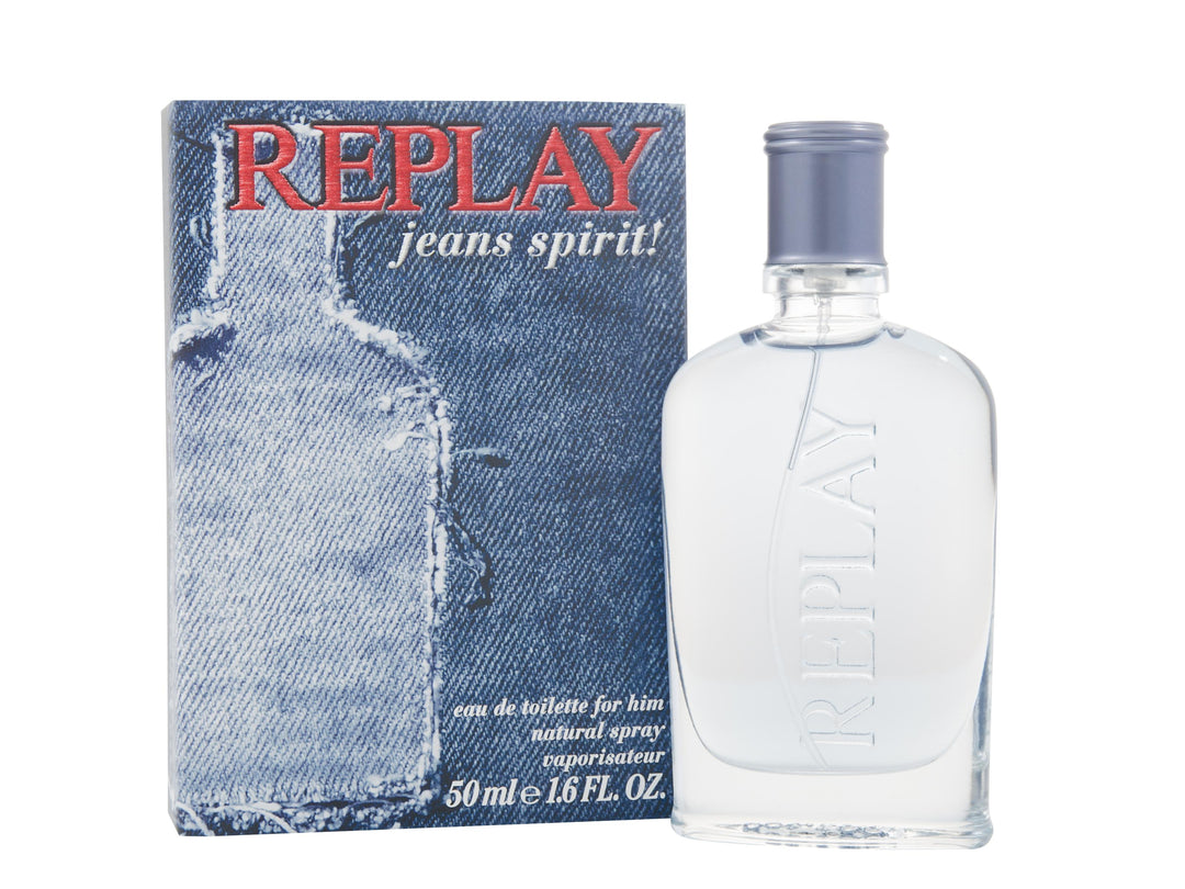 Replay Jeans Spirit! for Him Eau de Toilette 50ml Sprej