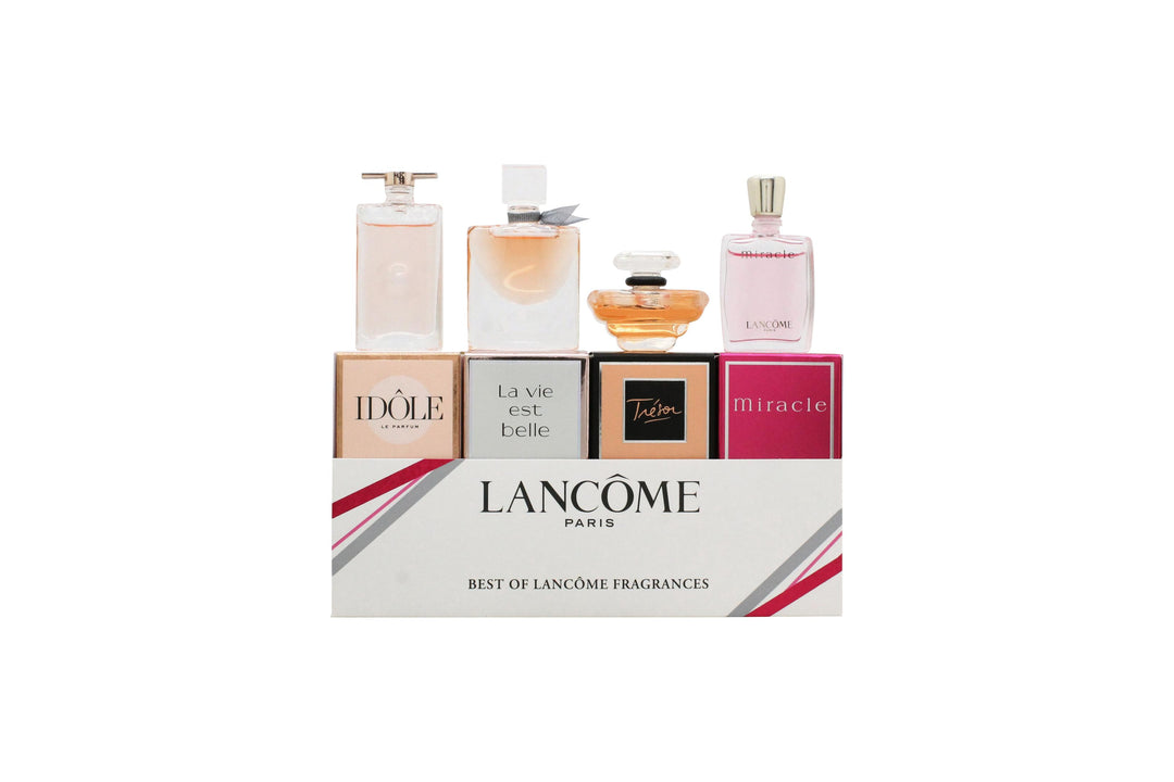 Lancôme Best of Lancôme Presentset För Miniatyrdofter 5ml EDP Idôle + 4ml EDP La Vie Est Belle + 7.5ml EDP Tresor + 5ml EDP Miracle